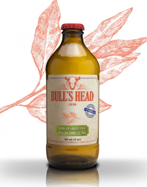 Bull's Head ginger green tea