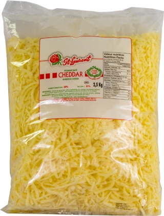 St-Laurent grated white cheddar