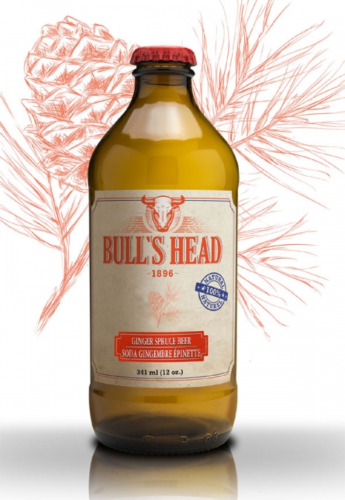 Bull's Head bière épinette gingembre