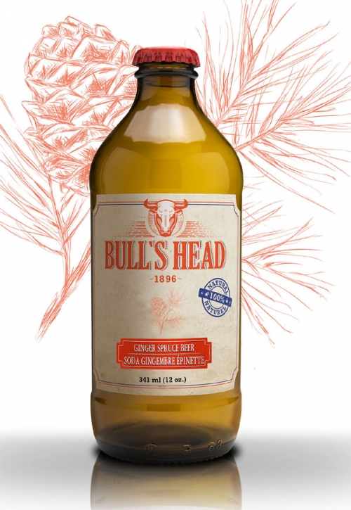 Bull's Head spruce beer