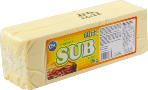 Chef Nutri sliced sub